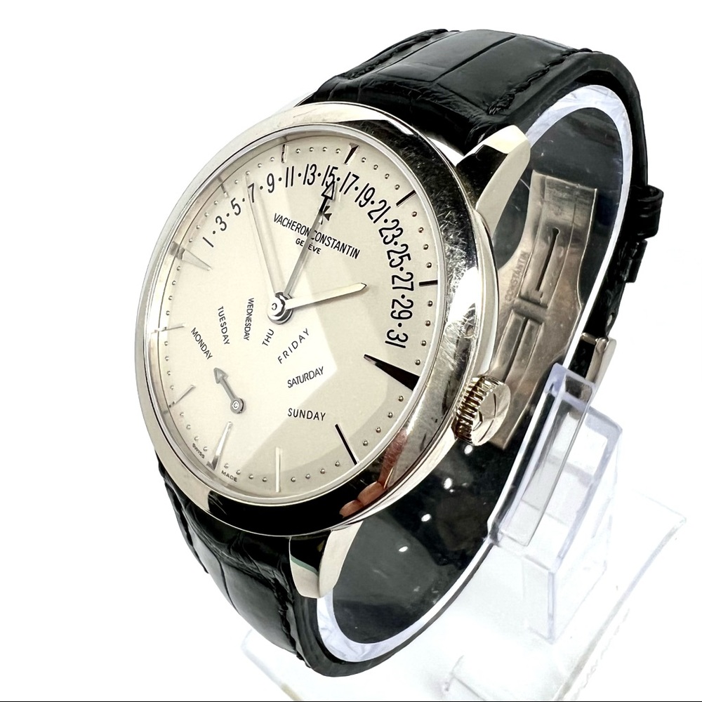 VACHERON & CONSTANTIN Patrimony Retrograde Date Day Automatic 42mm 18K WG Watch - Picture 3 of 9